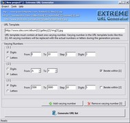 Extreme URL Generator screenshot